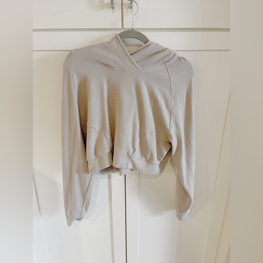 Alphalete Cropped Workout Hoodie